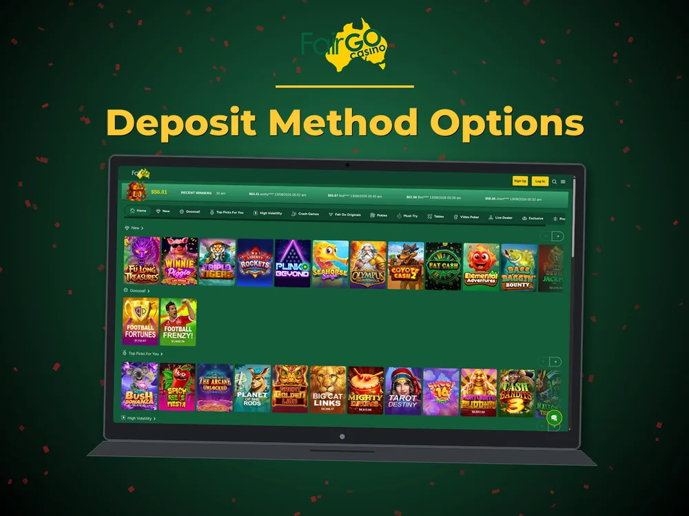 fairgo - Deposit Method Options