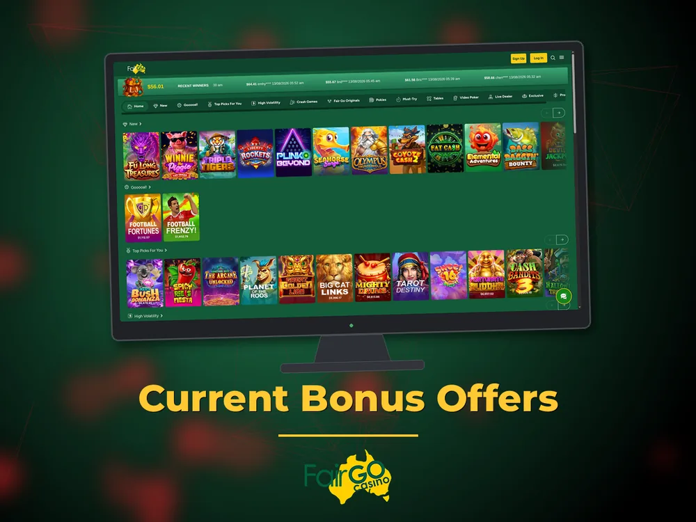 fairgo - Current Bonus Offers