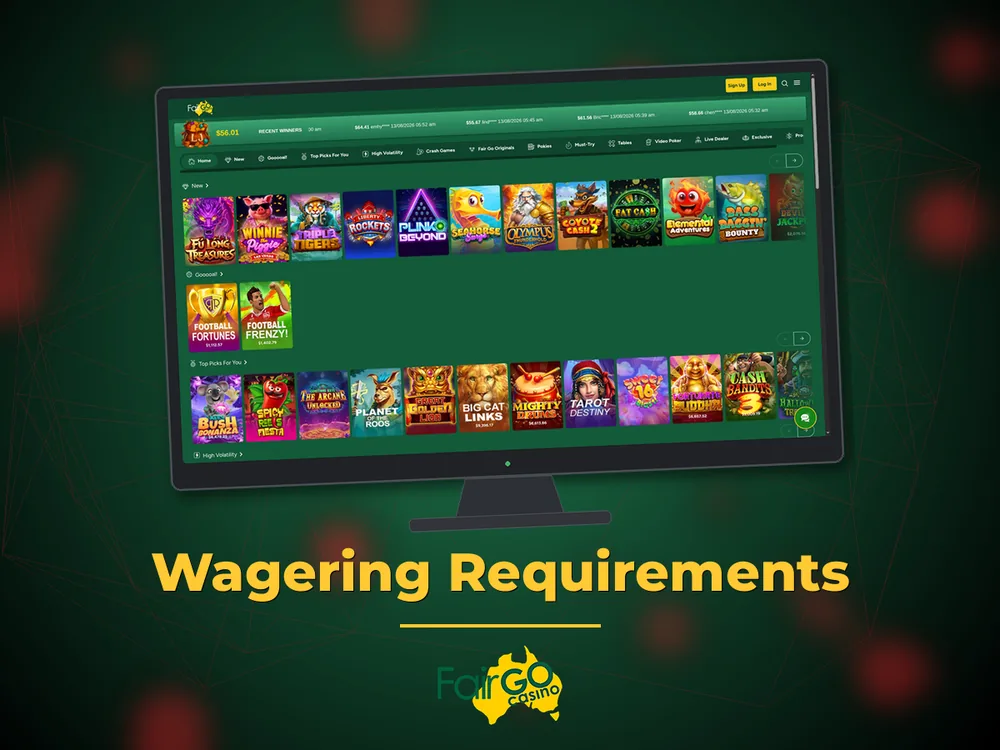 fairgo - Wagering Requirements