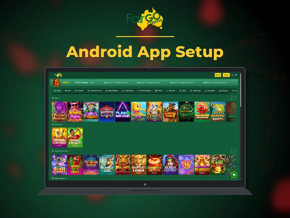 fairgo - Android App Setup