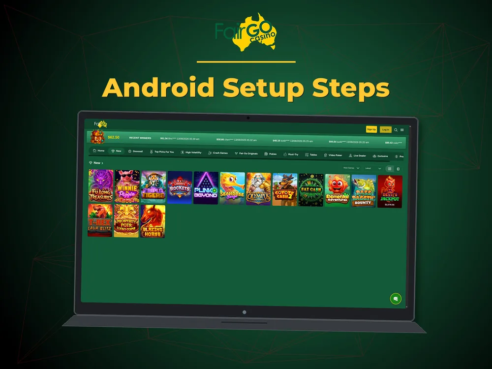 fairgo - Android Setup Steps