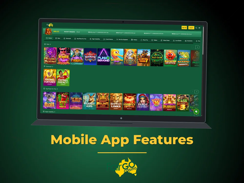 fairgo - Mobile App Features