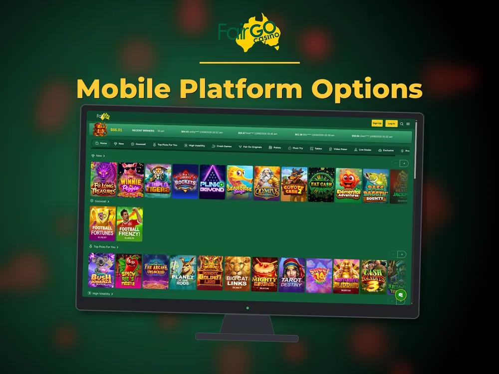 fairgo - Mobile Platform Options