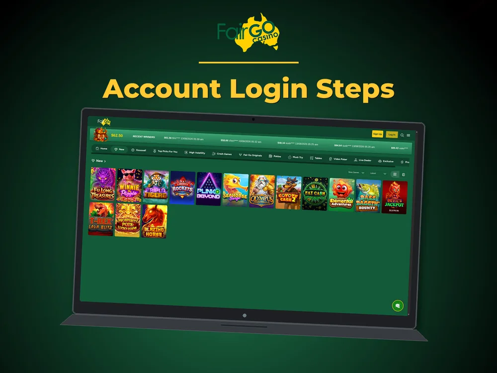 fairgo - Account Login Steps