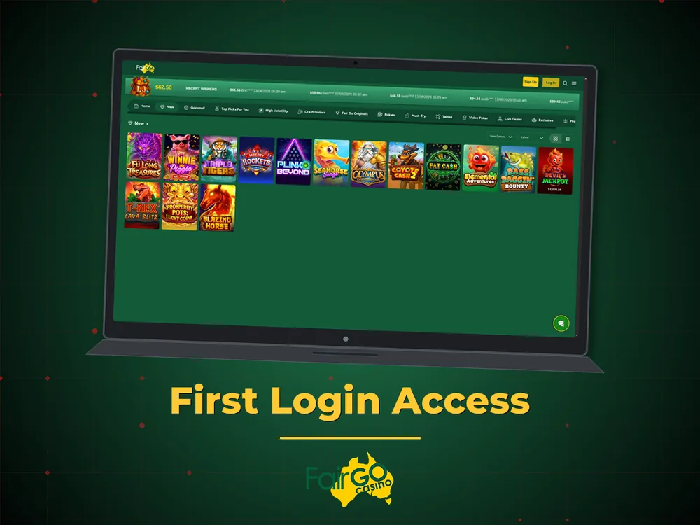 fairgo - First Login Access