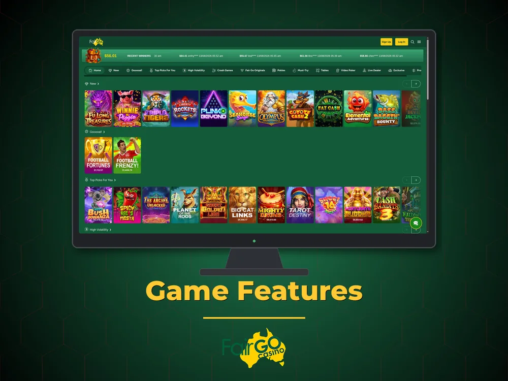 fairgo - Game Features