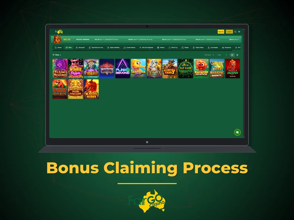 fairgo - Bonus Claiming Process