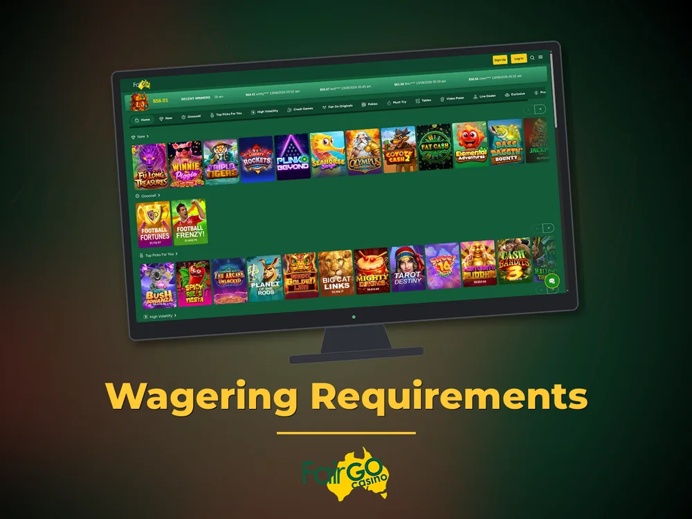 fairgo - Wagering Requirements