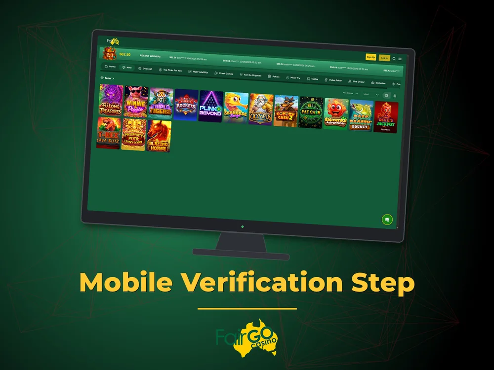 fairgo - Mobile Verification Step
